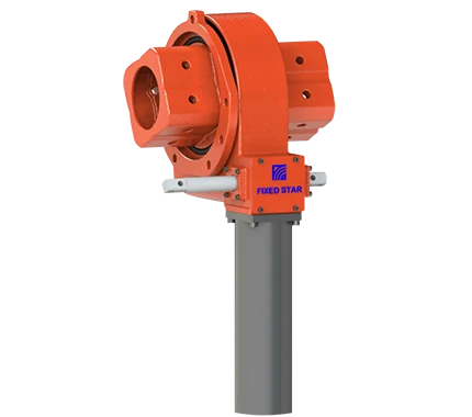 Official FIXEDSTAR FD08M photovoltaic tracking drive with orange housing and motor assembly
