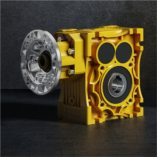 Jiaoxing official yellow JHG helical-hypoid reducer with motor flange and hollow output