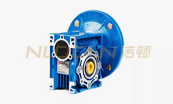 NUODUN official square-housing RV worm reducer with motor flange and hollow output