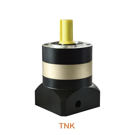 Tianyi official TNK standard spur planetary gearbox illustration with protective output shaft cap