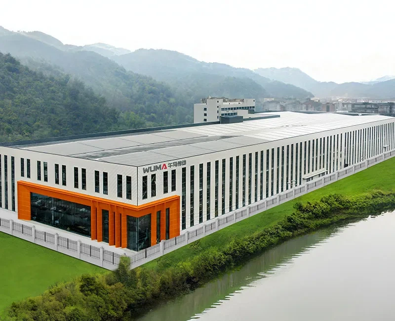 WUMA-branded facility exterior on the official company introduction page